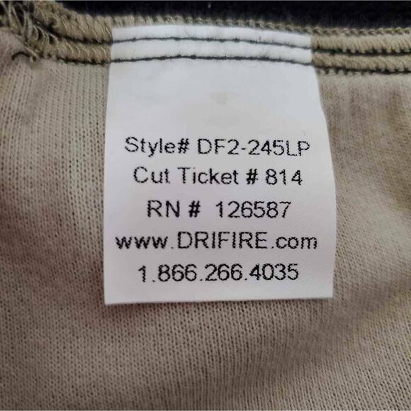 DriFire Base Layer Long John Pants FR Wear XXL New - Picture 5 of 5